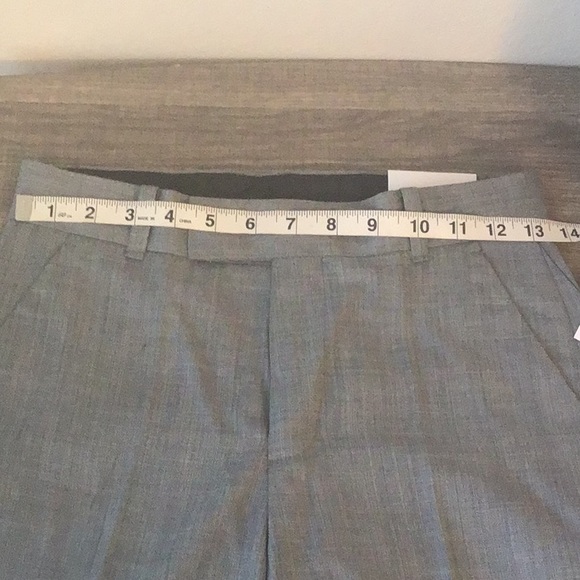 Calvin Klein Boys Flat Front Slim Fit Slacks - Picture 6 of 7